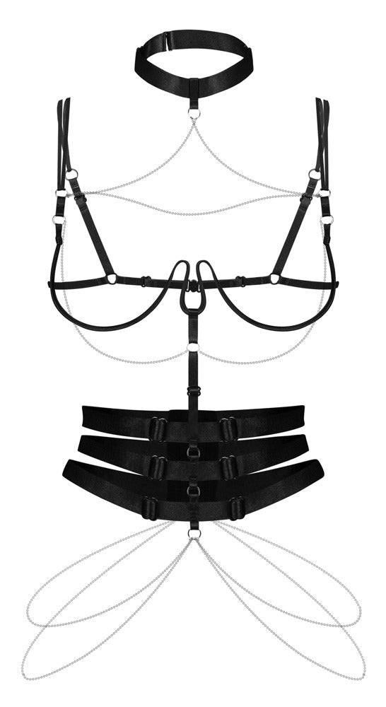 OBSESSIVE Body-Harness mit Kettchenschmuck