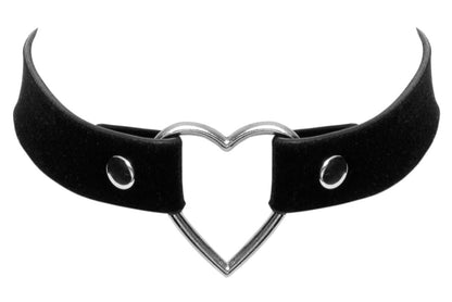 Cottelli Choker mit Metallherz