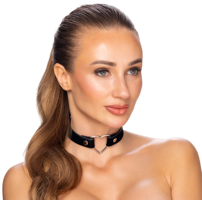Cottelli Choker mit Metallherz