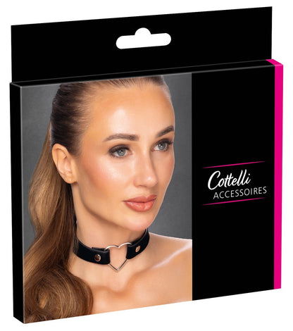 Cottelli Choker mit Metallherz