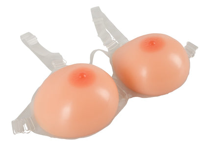 Cottelli Silikonbrüste mit Halter für IHN und SIE, 1200 g