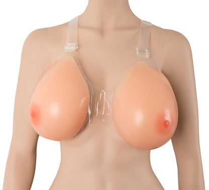 Cottelli Silikonbrüste mit Halter für IHN und SIE, 1200 g