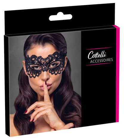 Cottelli Stickerei-Augenmaske aus Spitze