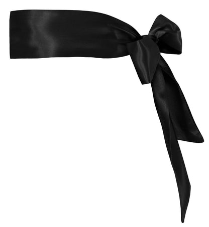Cottelli ACCESSOIRES Bondage-Schal aus Satin, schwarz, 150 cm
