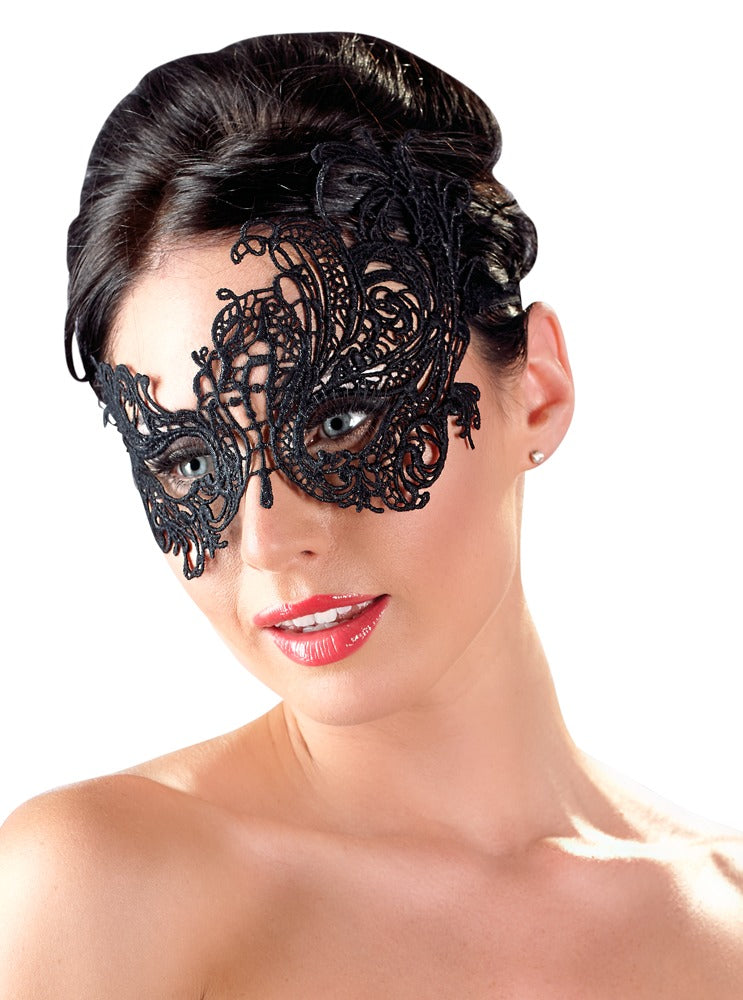 Cottelli Augenmaske aus asymmetrischer Stickerei