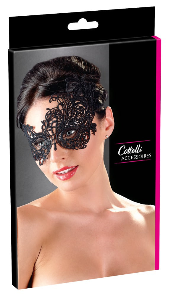 Cottelli Augenmaske aus asymmetrischer Stickerei