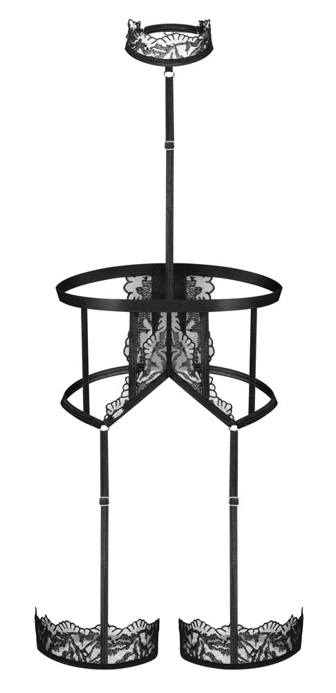 OBSESSIVE Straps-Harness mit Spitze