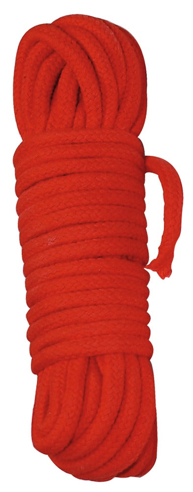 Bad Kitty Bondage-Seil aus Baumwolle 10 m, rot