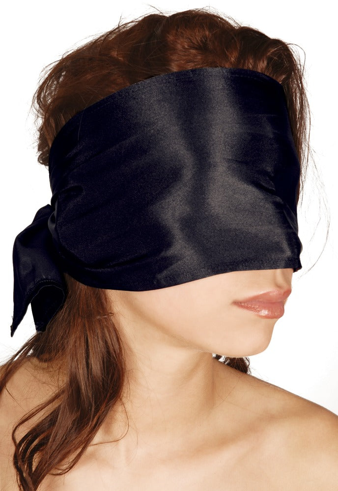 Bad Kitty Bondage-Schal aus Satin, schwarz