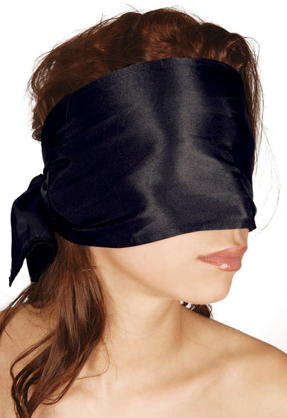 Bad Kitty Bondage-Schal aus Satin, schwarz