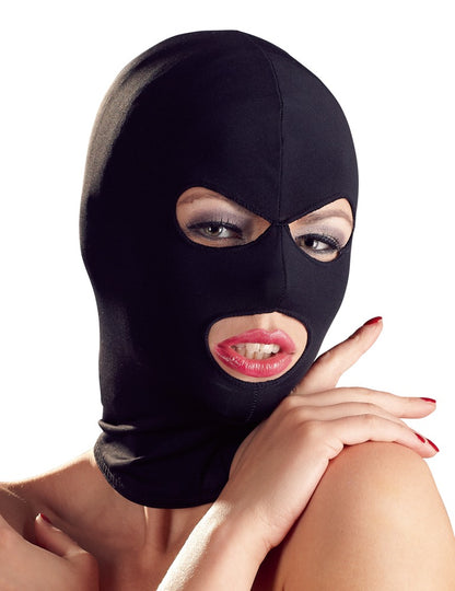 Bad Kitty Kopfmaske aus Stretch mit Mund- und Augenöffnung