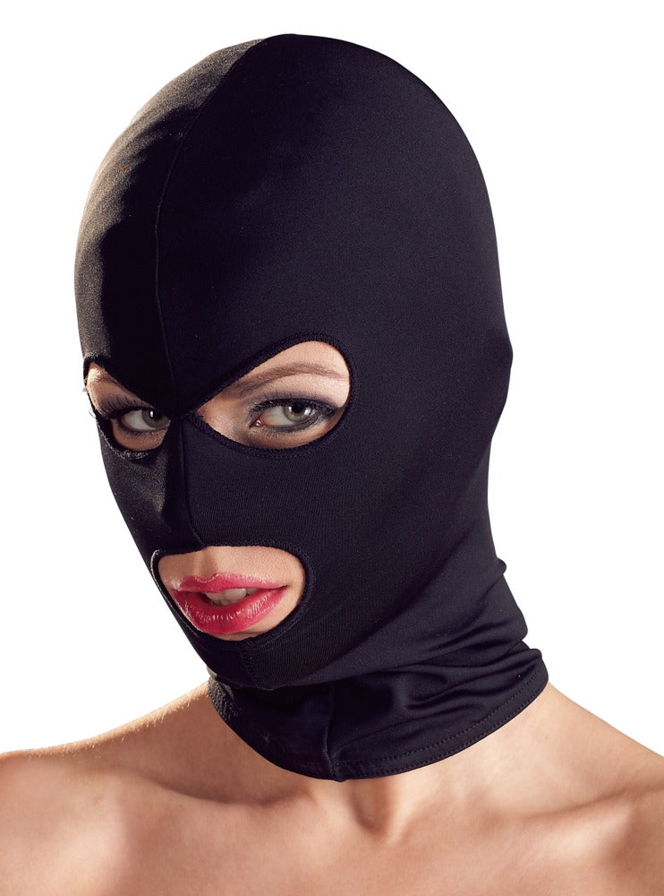 Bad Kitty Kopfmaske aus Stretch mit Mund- und Augenöffnung