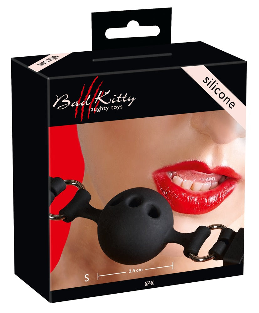 Bad Kitty Beißball-Knebel aus Silikon mit Luftlöchern