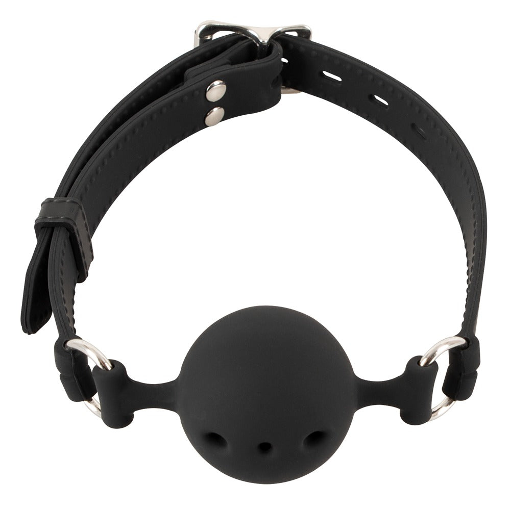 Bad Kitty Silikon-Knebel Beißball mit verstellbarem Riemen