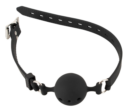 Bad Kitty Silikon-Knebel Beißball mit verstellbarem Riemen