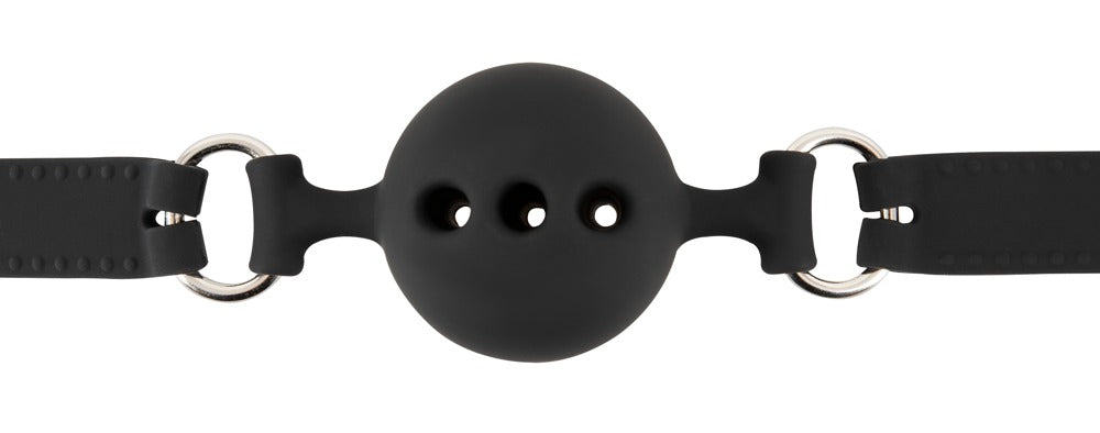 Bad Kitty Silikon-Knebel Beißball mit verstellbarem Riemen