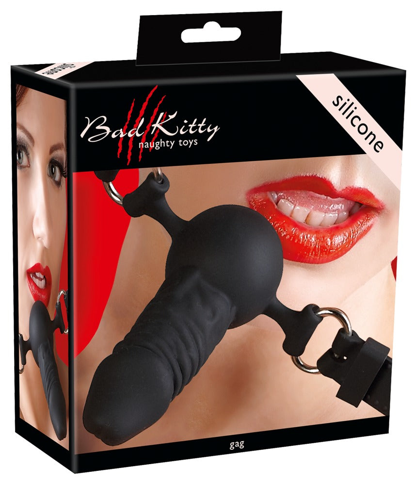 Bad Kitty Silikon-Knebel in realistischer Penisform