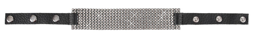 Bad Kitty Halsband mit Strass – funkelnder Choker aus Leder