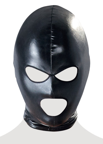 Bad Kitty Kopfmaske im Hochglanz-Wetlook mit Augen- und Mundöffnung