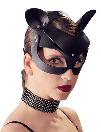 Bad Kitty Catmask mit Katzenohren aus Lederimitat