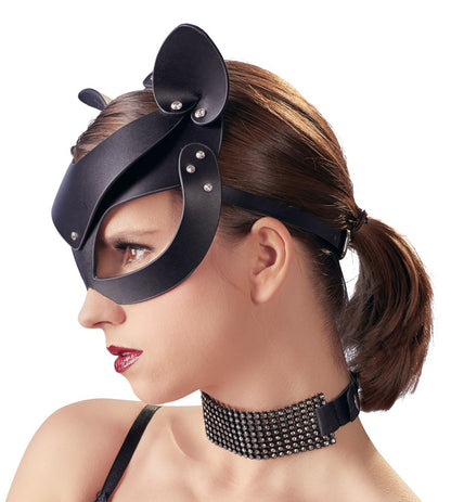 Bad Kitty Catmask mit Katzenohren aus Lederimitat