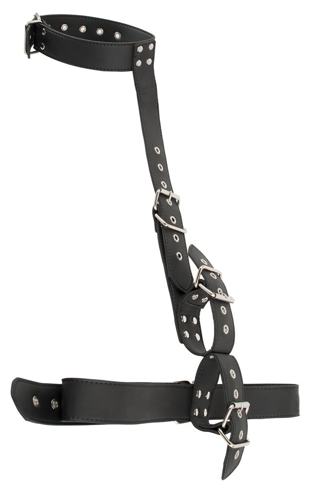Vegan Fetish Hals-Handfessel Vegan