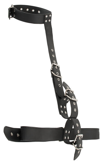 Vegan Fetish Hals-Handfessel Vegan