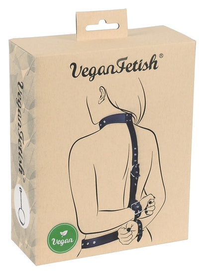 Vegan Fetish Hals-Handfessel Vegan