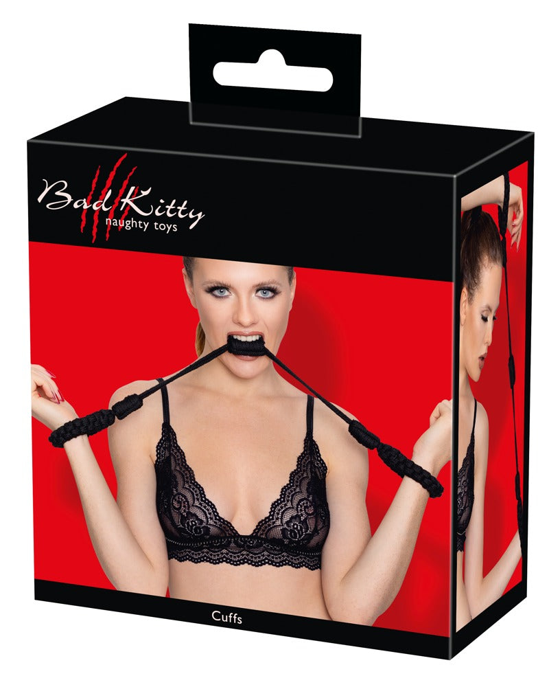 Bad Kitty Softbondage-Handfesseln aus Baumwollseil