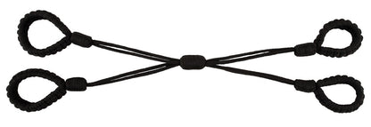 Bad Kitty Softbondage-Fesselkreuz aus Baumwollseil für Hände und Füße