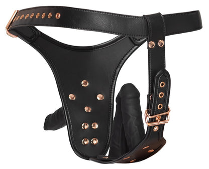 Bad Kitty Strap-on-String 3D mit 3 realistischen Dildos