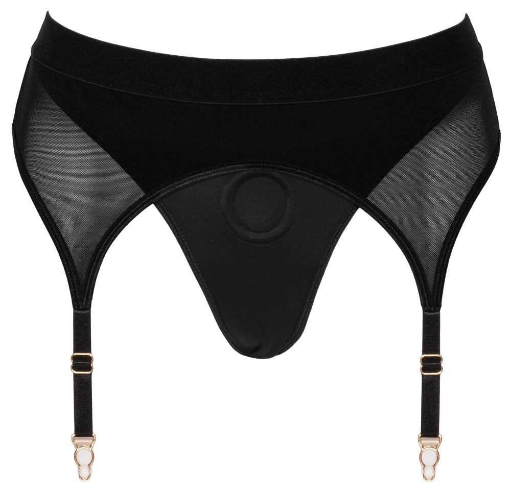 Bad Kitty Strap-on-Rio-String mit Strapsgürtel und Haltering