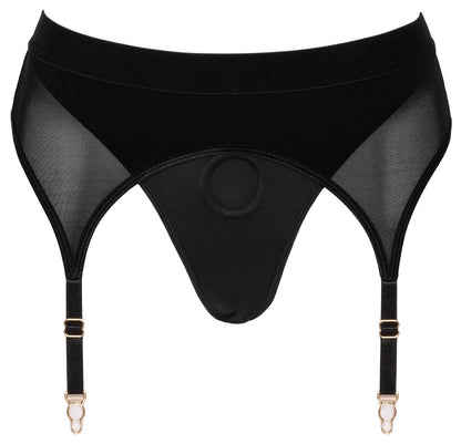 Bad Kitty Strap-on-Rio-String mit Strapsgürtel und Haltering