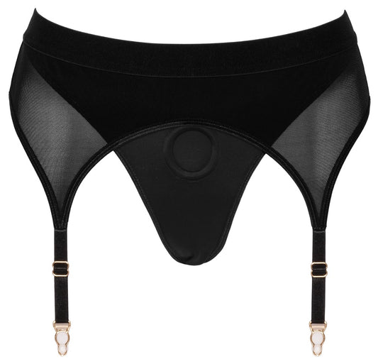 Bad Kitty Strap-on-Rio-String mit Strapsgürtel und Haltering
