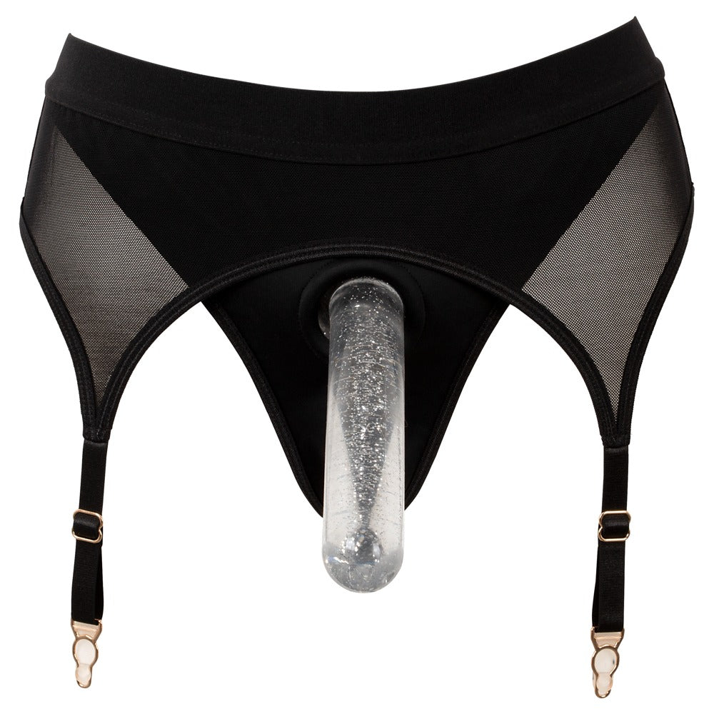 Bad Kitty Strap-on-Rio-String mit Strapsgürtel und Haltering