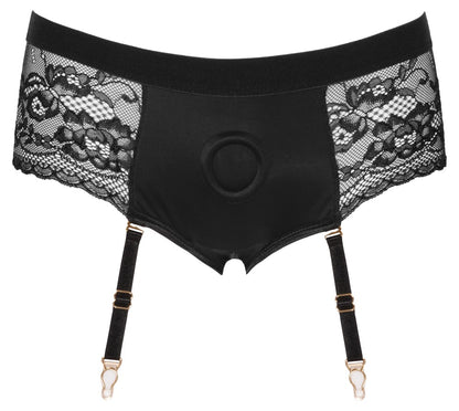 Bad Kitty Strap-on-Panty po-frei mit Spitze und Haltering
