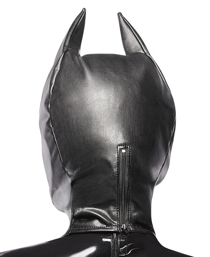 Bad Kitty Kopfmaske im Cat-/Batwoman-Look aus Lederimitat