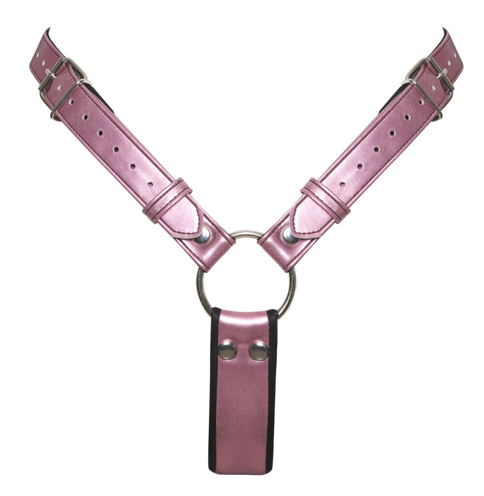 Bad Kitty Strap-on-String mit Dildo in Rosé-Metallic