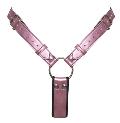 Bad Kitty Strap-on-String mit Dildo in Rosé-Metallic