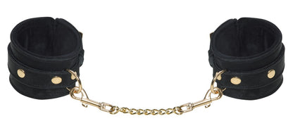 Bad Kitty Handfesseln Velvet mit Karabinerkette, schwarz
