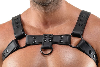 SVENJOYMENT Herren-Brustharness aus Lederimitat