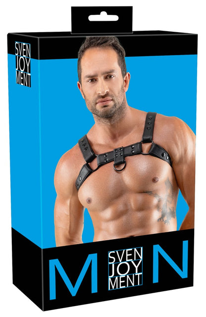SVENJOYMENT Herren-Brustharness aus Lederimitat