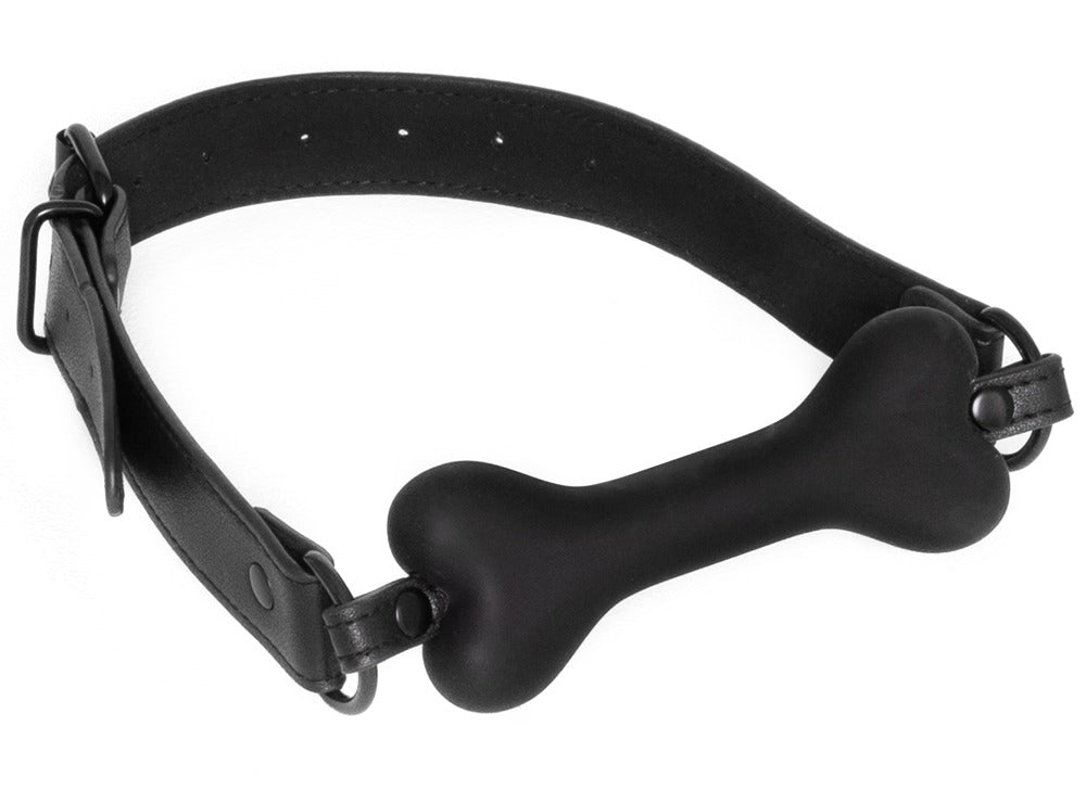 Bad Kitty Knebel im Knochen-Design aus Silikon für Puppy-Play