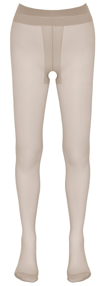Cottelli Strumpfhose mit Satin-Sheer-Glanz, ouvert, Haut