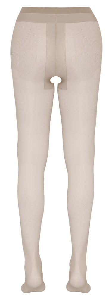 Cottelli Strumpfhose mit Satin-Sheer-Glanz, ouvert, Haut