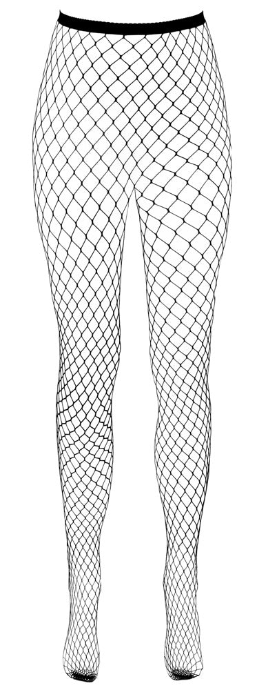 Cottelli Netzstrumpfhose mit großen Maschen, ouvert
