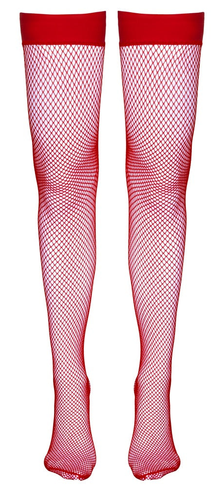 Cottelli halterlose Netzstrümpfe, Rot