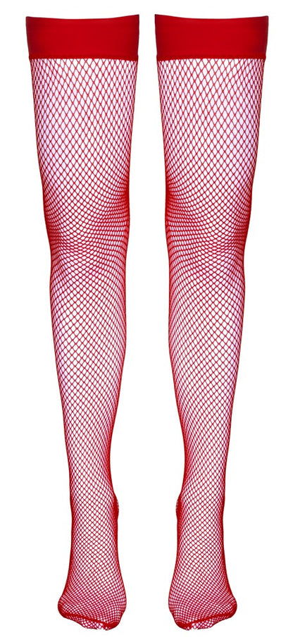 Cottelli halterlose Netzstrümpfe, Rot