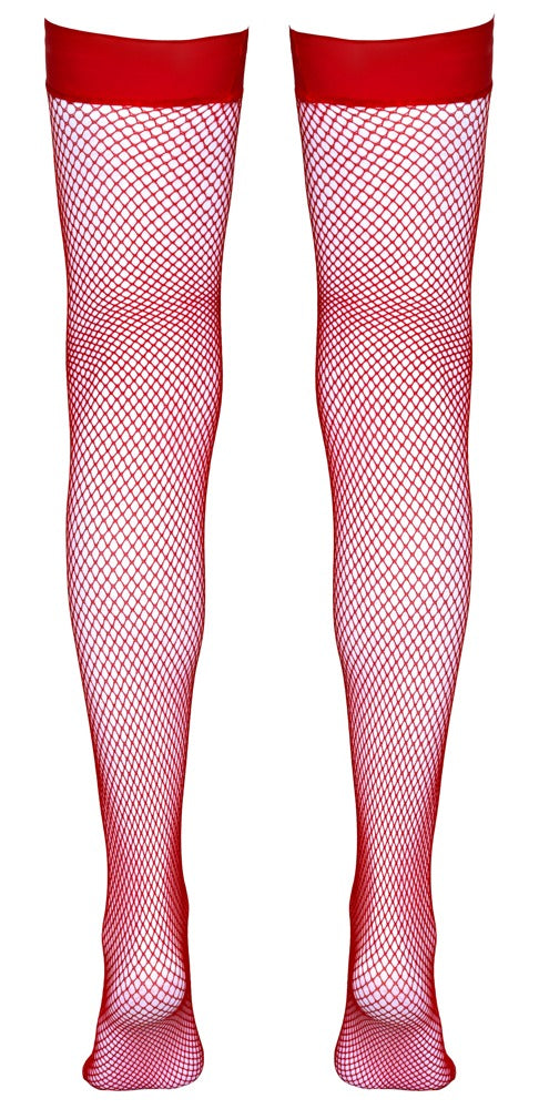 Cottelli halterlose Netzstrümpfe, Rot