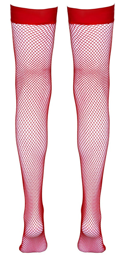 Cottelli halterlose Netzstrümpfe, Rot